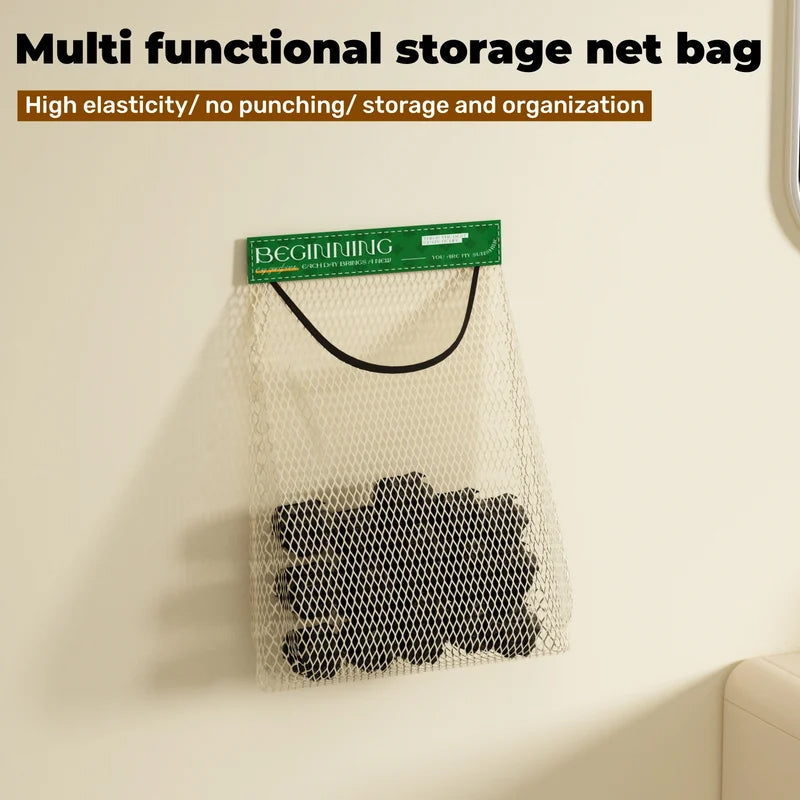 Multipurpose Velcro Storage Net Bag