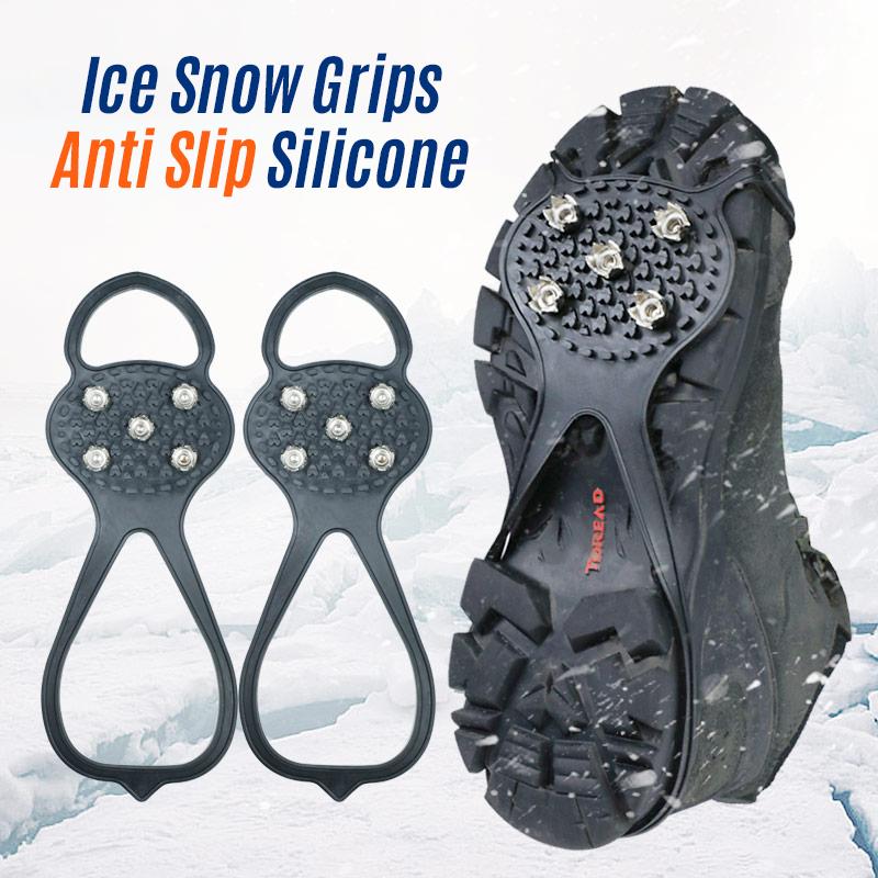 Traction Cleats Ice Snow Grips Anti Slip Silicone