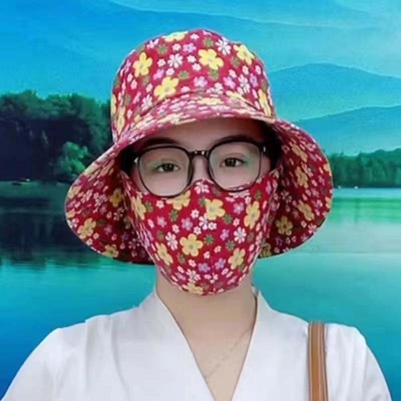 Sun Protection Mask Hat