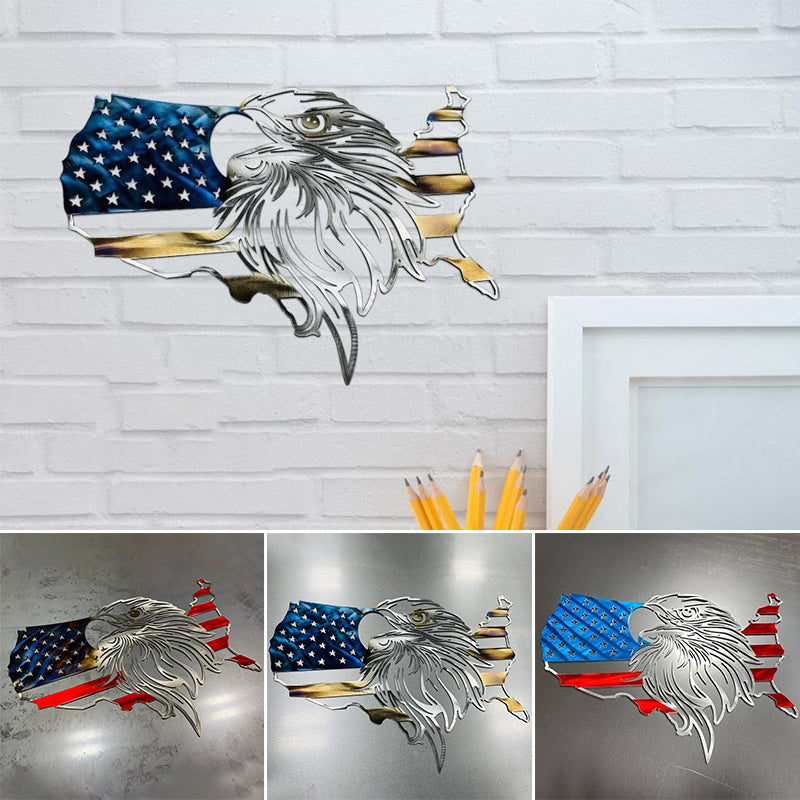 American Eagle Metal Flag