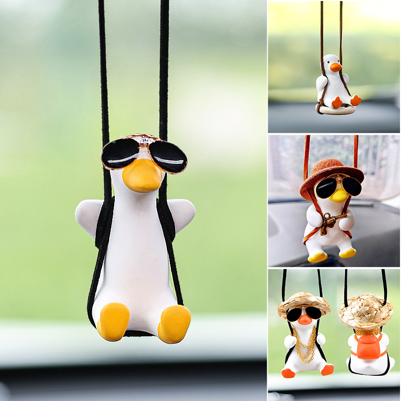 Car Flying Duck Hanging Ornament