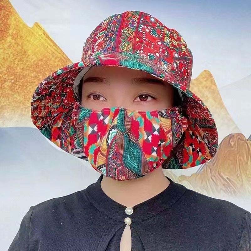 Sun Protection Mask Hat