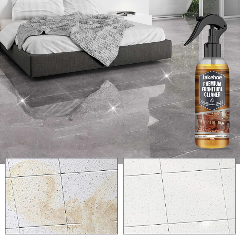 Powerful floor stain removal and polishing cleaner