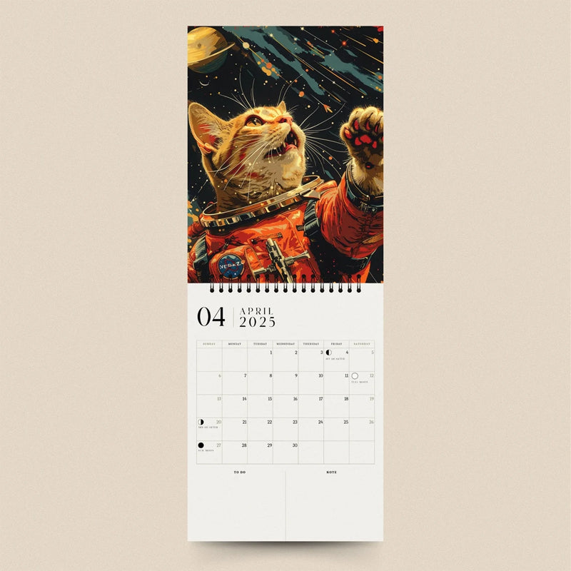 2025 Space Cat Calendar