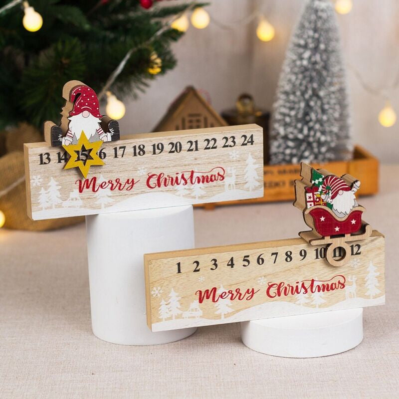 Wooden Mobile Calendar Ornament