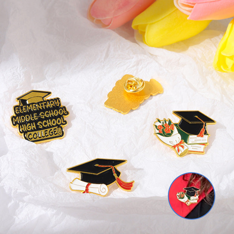 Graduation Season Metal Commemorative Pin