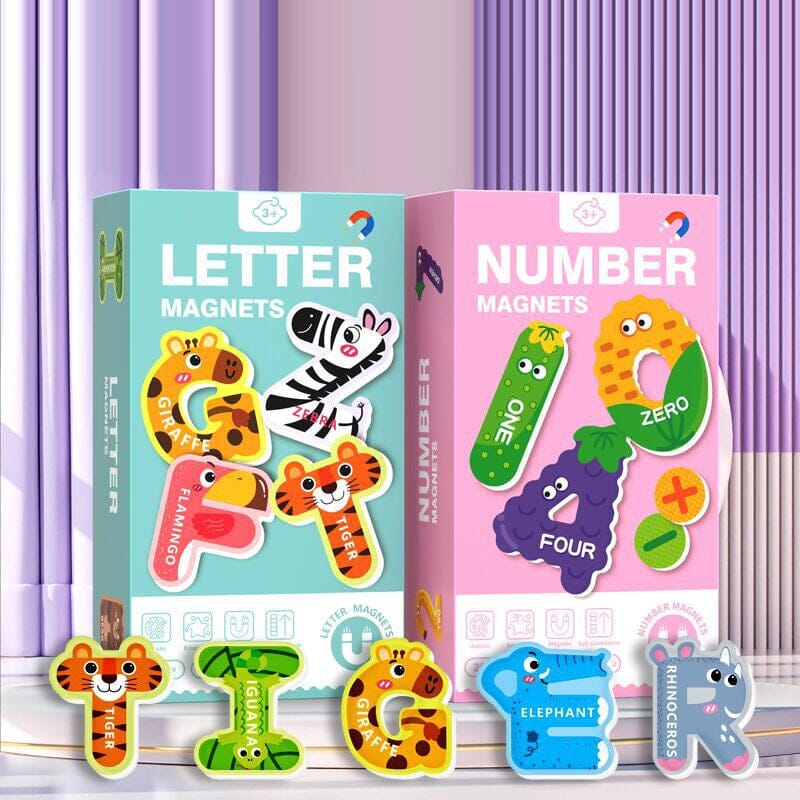 Animal-shaped Magnetic Alphabet