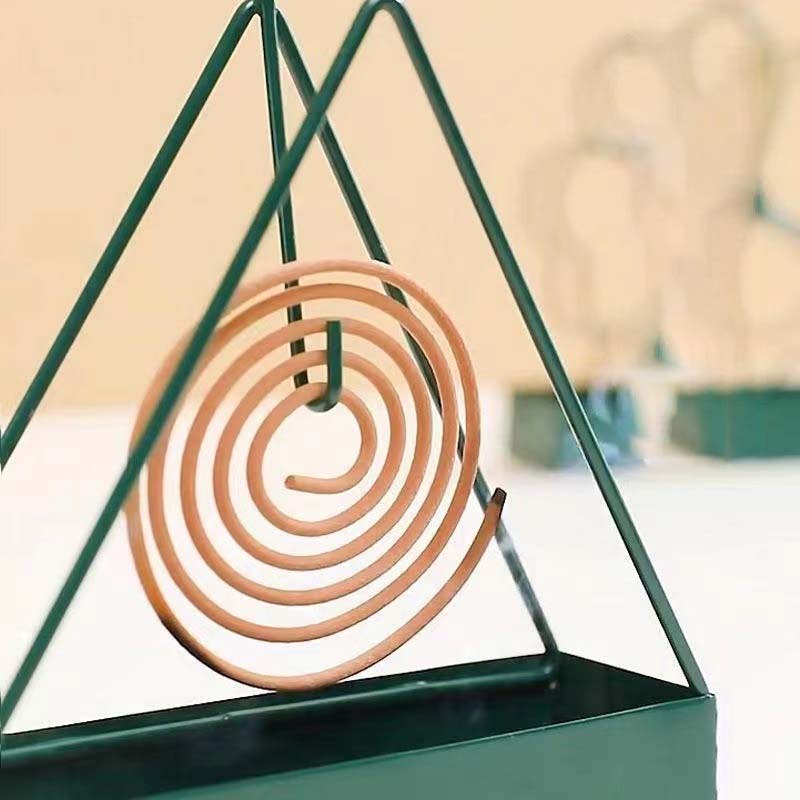 Iron triangular mosquito coil rack