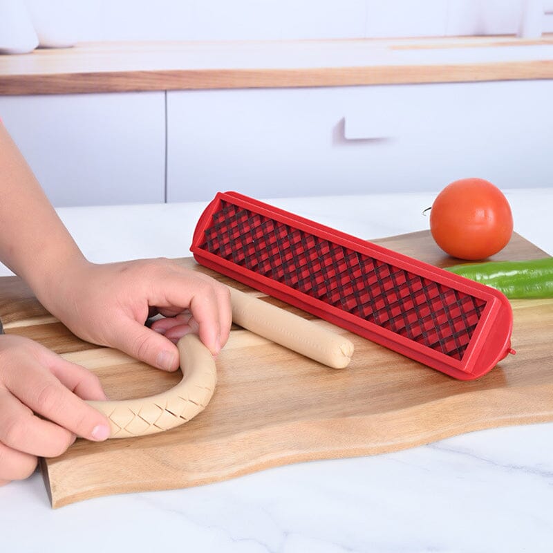 Perfect Criss-Cross Slots Hotdogs Slicer