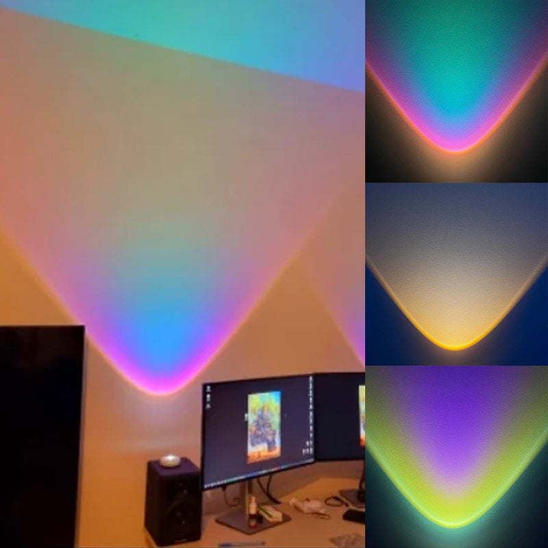 Sunset Projection Under Cabinet Light