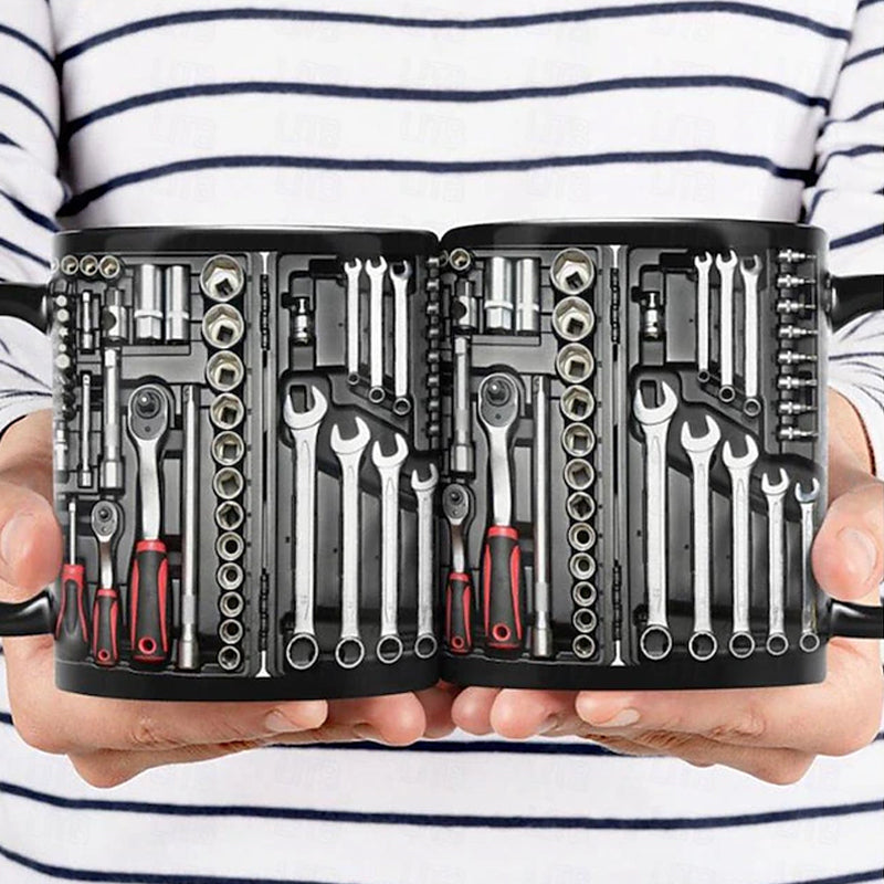 3D Mechanic Toolbox Set Mug