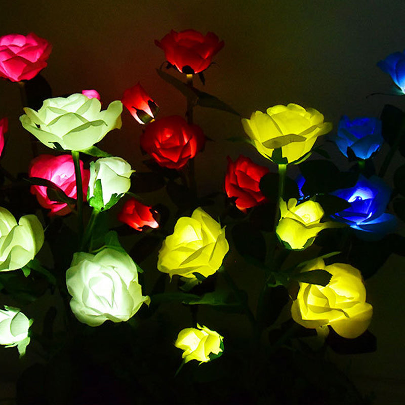 5 LED Solar Rose Flower Light