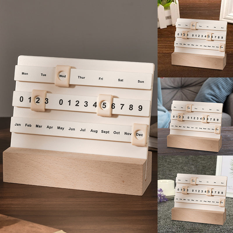 2024 Wooden Perpetual Calendar