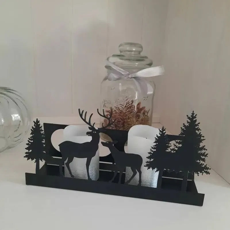 Reindeer Tealight Candle Holder