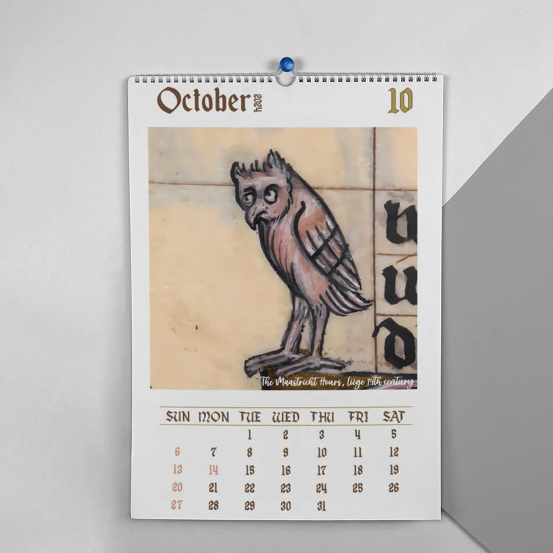 Medieval Owl Calendar