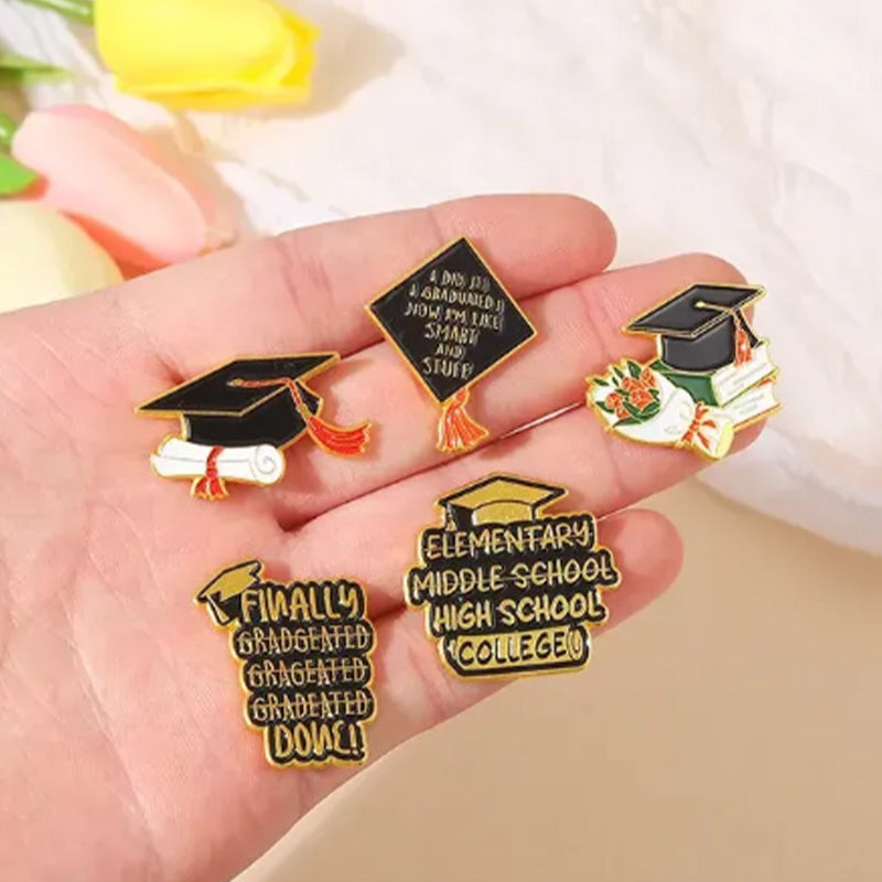 Graduation Season Metal Commemorative Pin