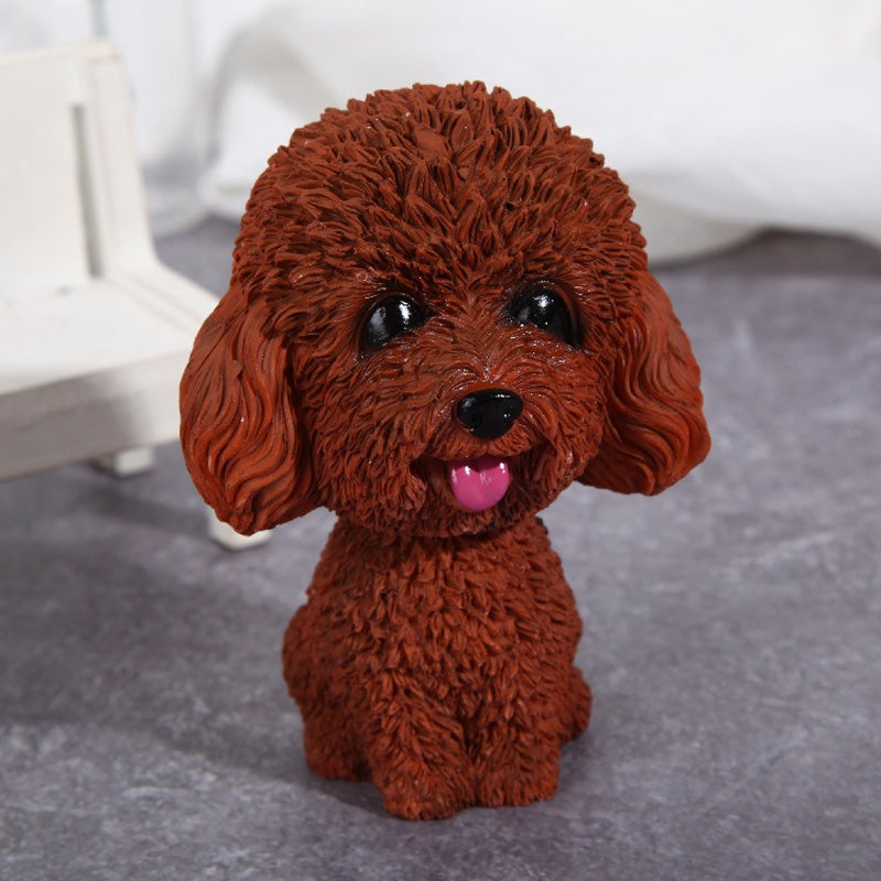 Car Interior Decoration Resin Pet Dog