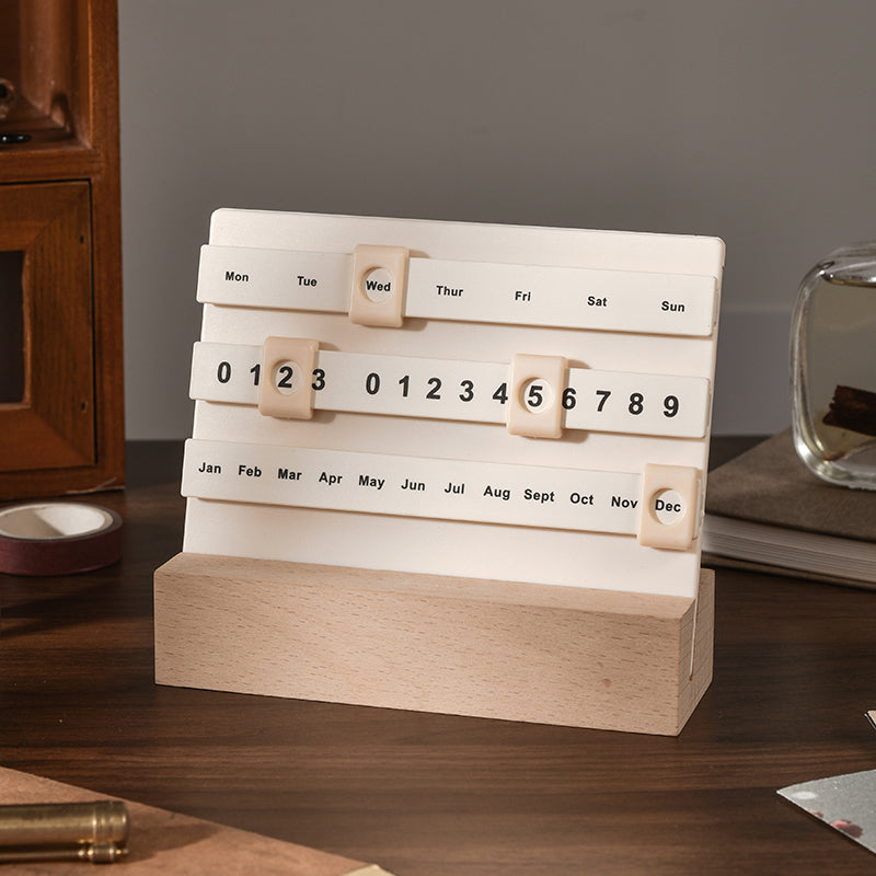 2024 Wooden Perpetual Calendar