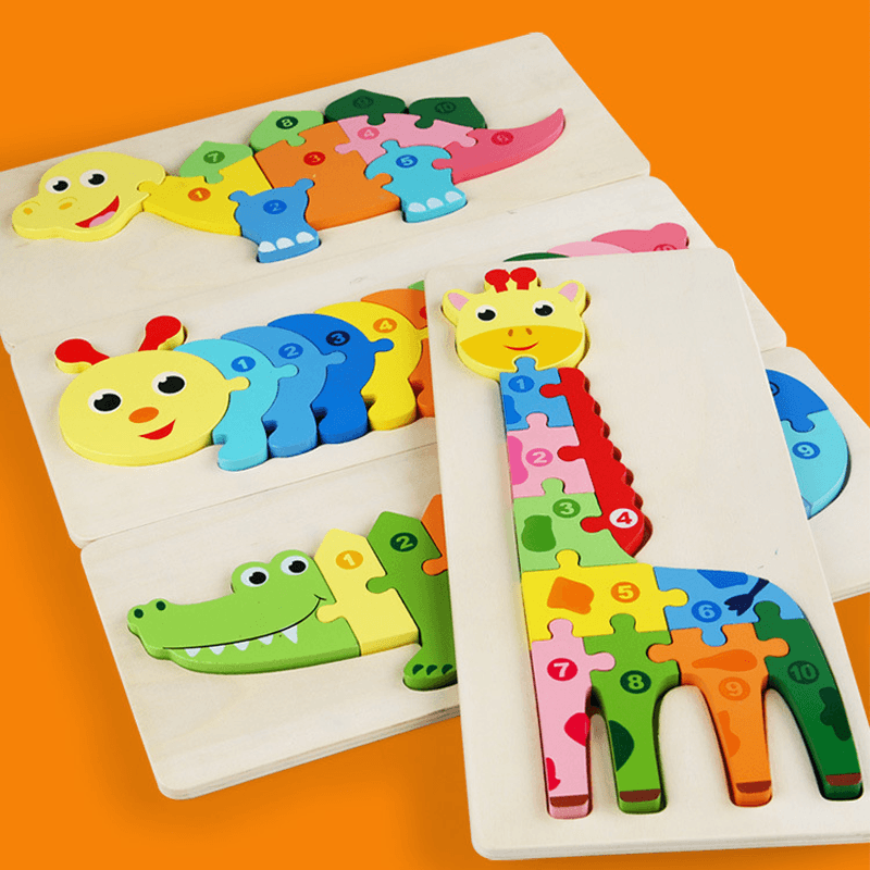 3D Three-Dimensional Animal Puzzle