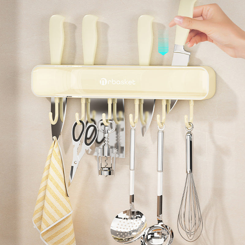 Multifunctional Wall-Mounted Knife Storage Rack