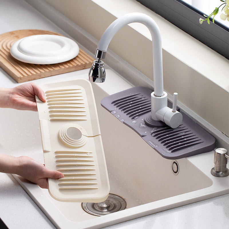 Silicone Sink Faucet Splash Guard Mat