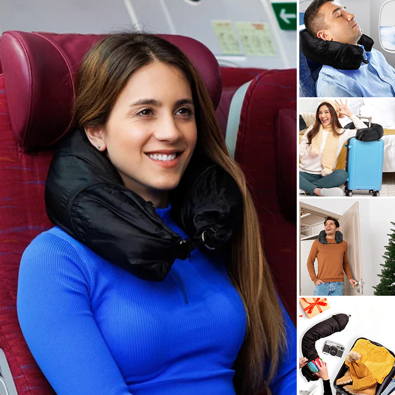 Stuffable Clothing Travel Neck Pillowcase