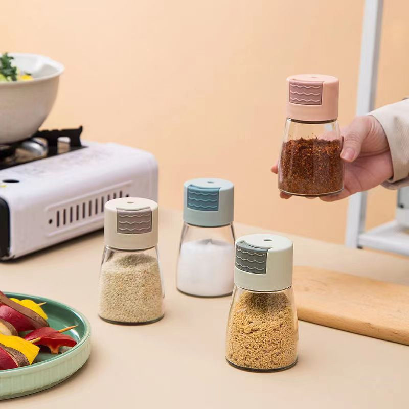 Salt and Pepper Shakers Precise Quantitative Push Type