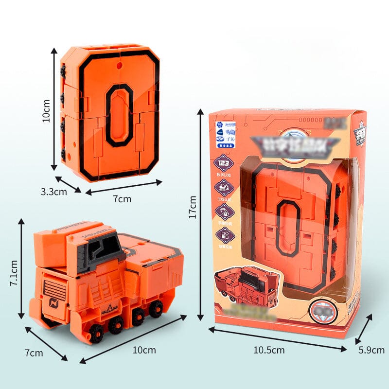 Toy Deformation Number Transform Robot gyerekeknek