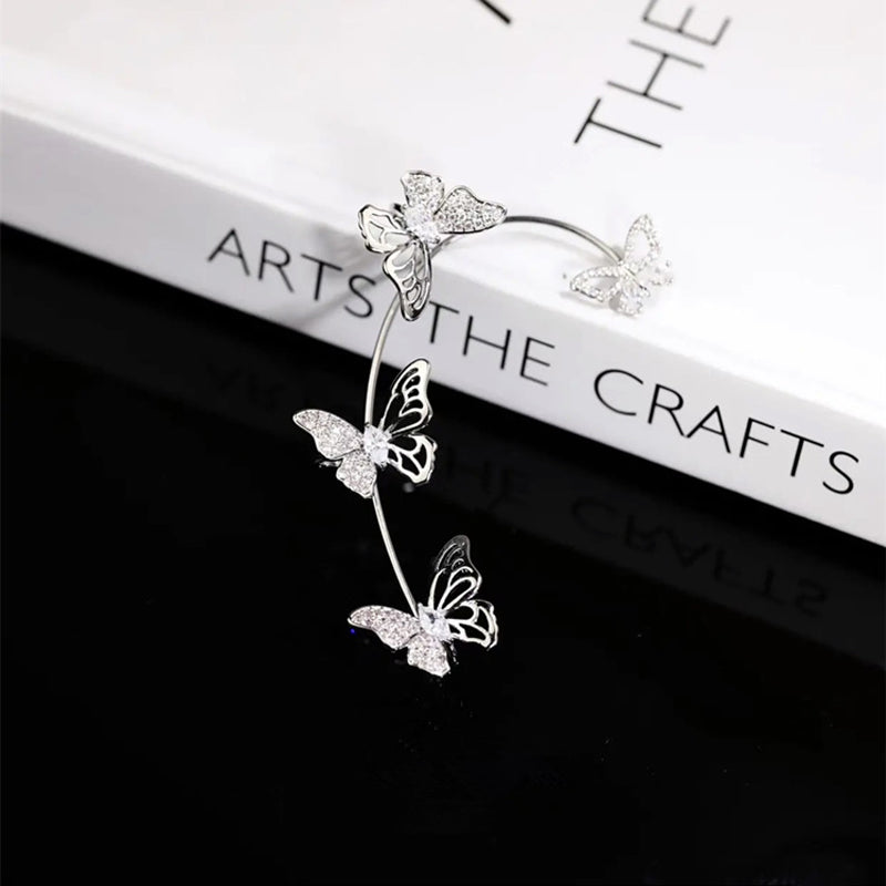 Zircon Butterfly Earrings