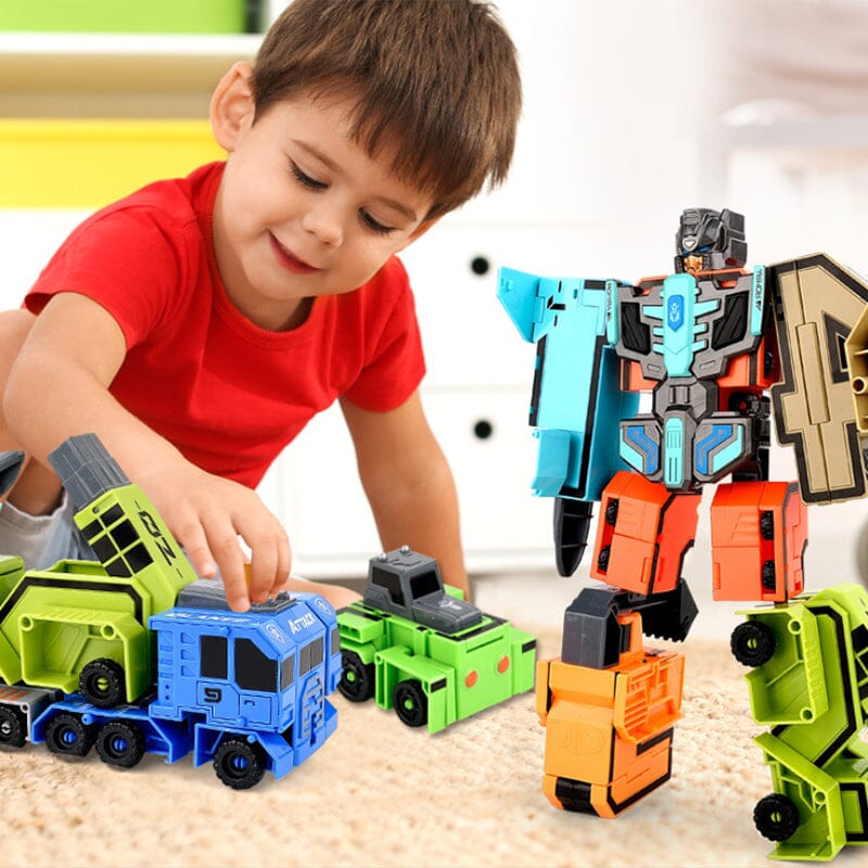 Toy Deformation Number Transform Robot gyerekeknek