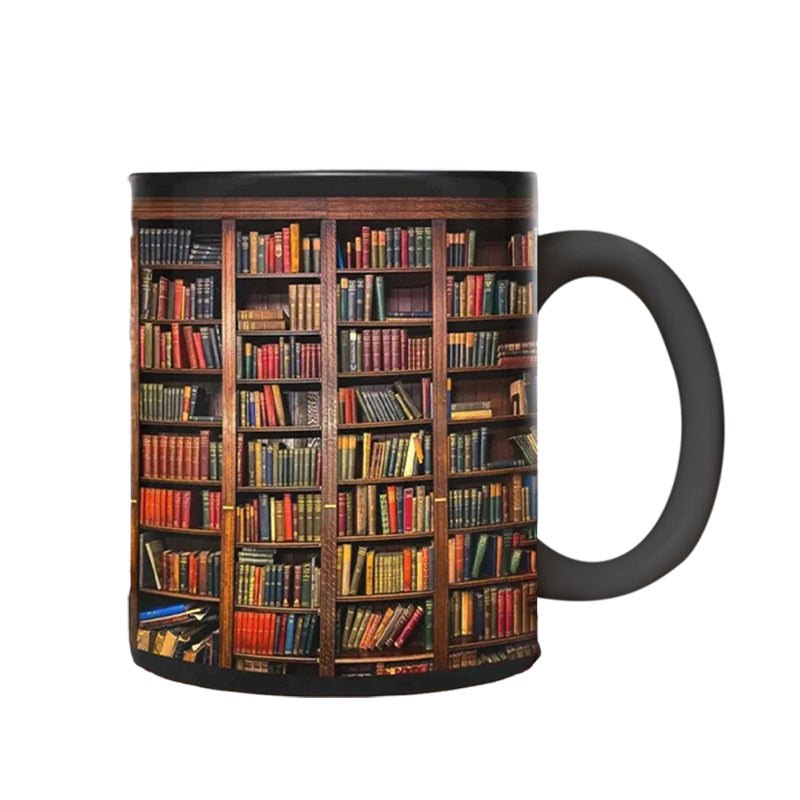 3D Bookshelves Hole In A Wall Mug