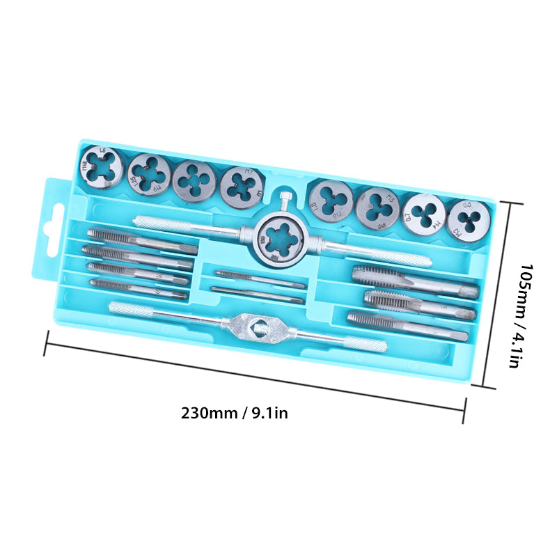 Tap and die set (20 pcs)