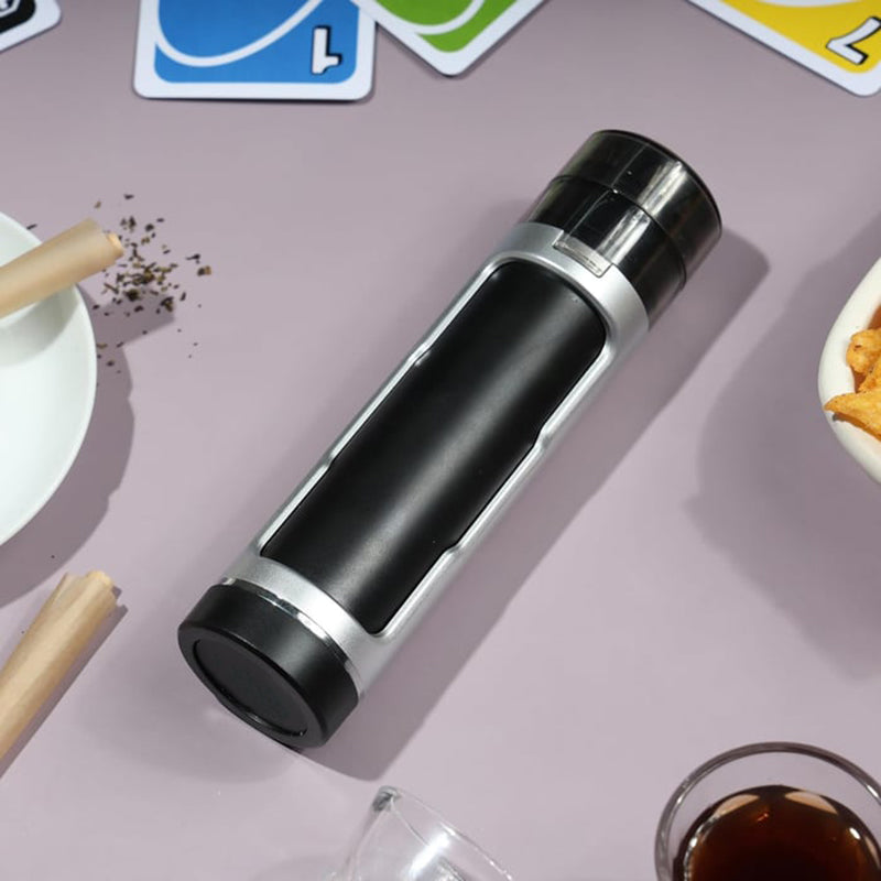 Portable double-tube manual plastic cigarette crusher