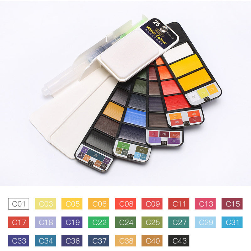 Solid Gouache Pigment Palette - let your creativity speak!