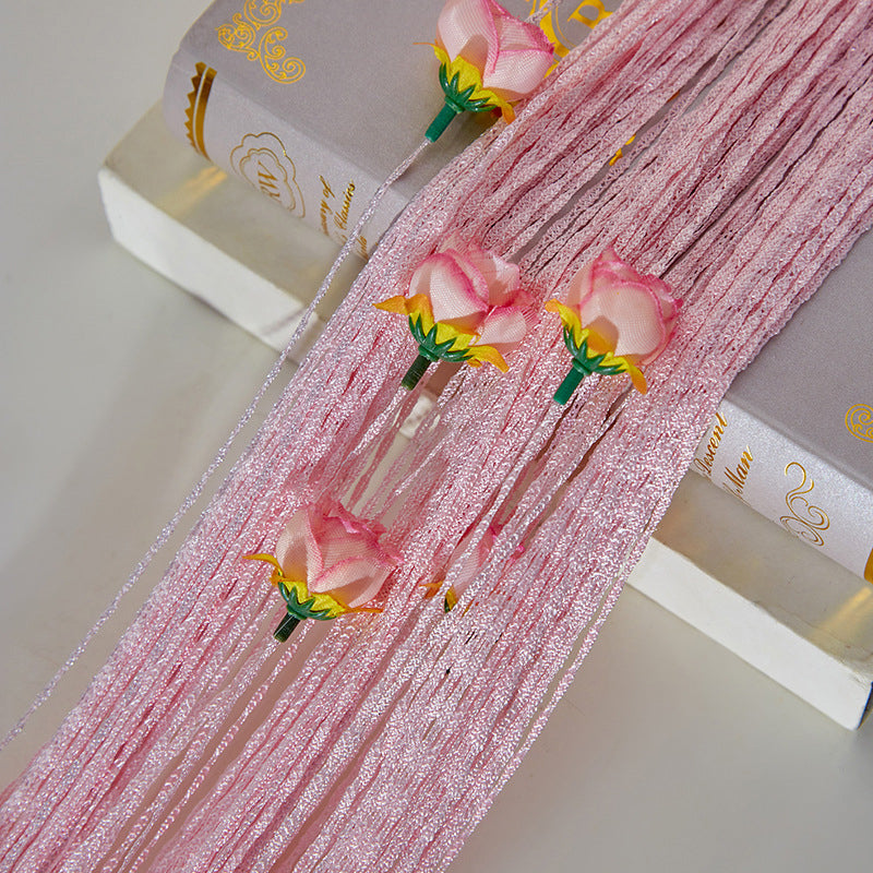 Rose Thread Door Curtain