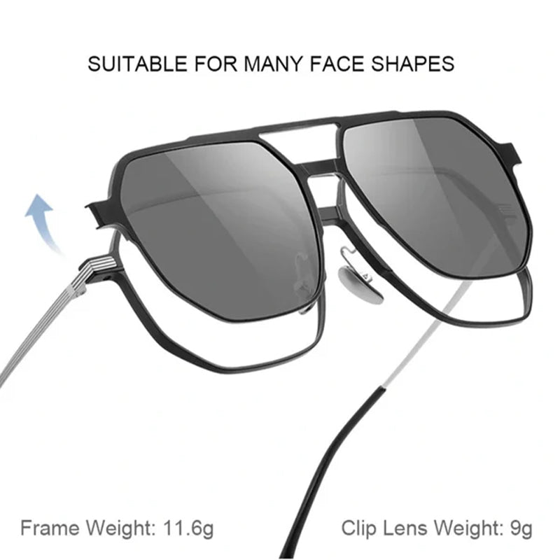 3-IN-1 MAGNETIC POLARIZED SUNGLASSES