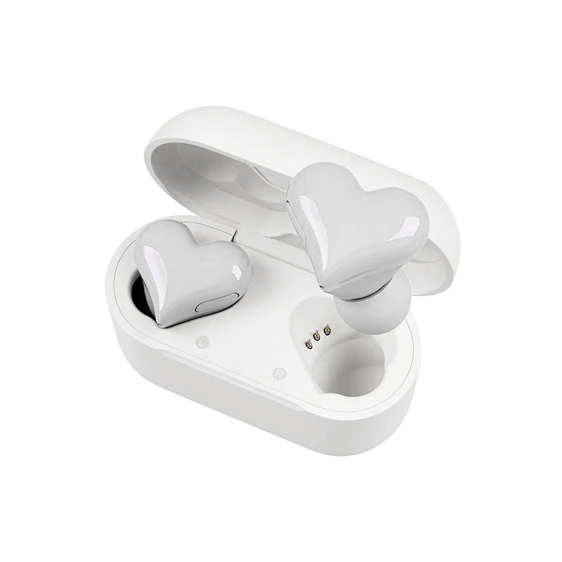 Bluetooth Wireless Headphones Heart-Shaped Earphones