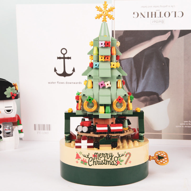 Building Block Christmas Tree Music Box