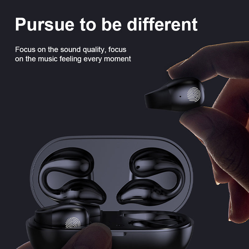 Wireless Ear Clip Bone Conduction Headphones