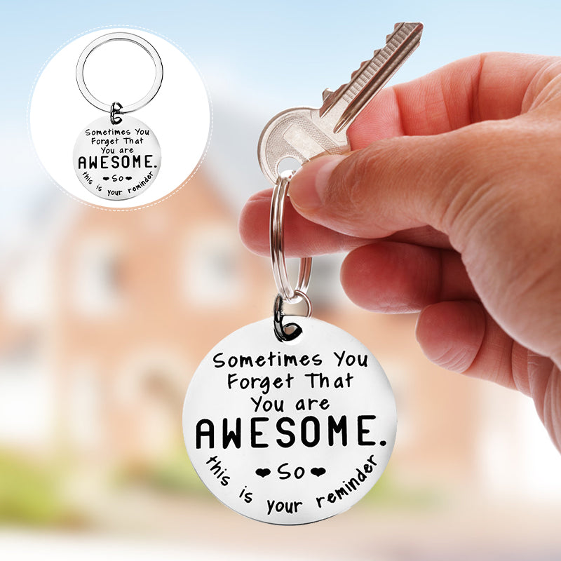 Inspirational Best Friend Keychain