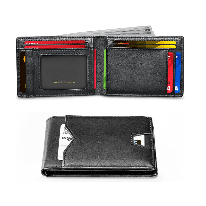 Men's Slim Wallet With RFID Blocking