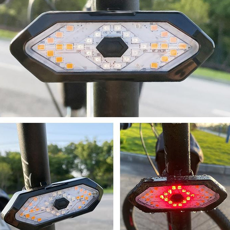 LED Wireless Remote Control Bicycle Tail Light