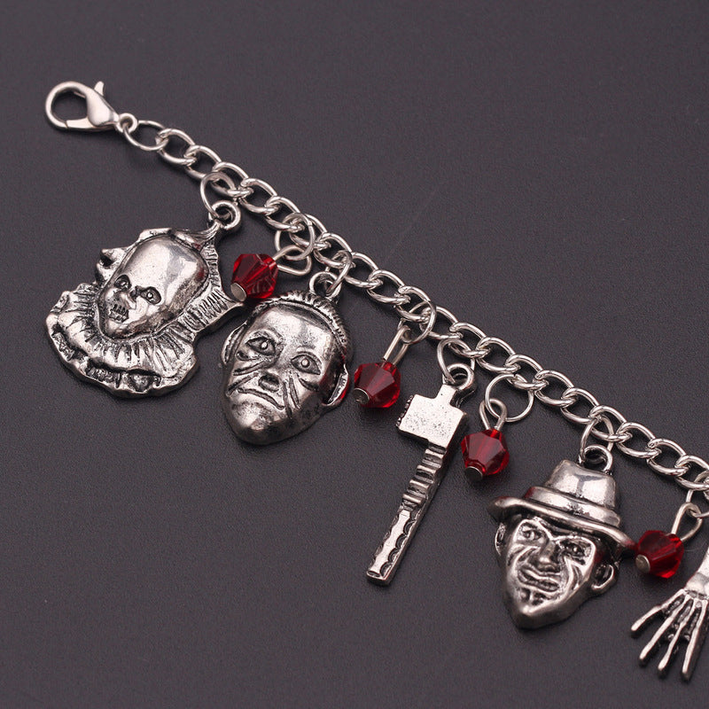 Halloween Jason Mask Bracelet