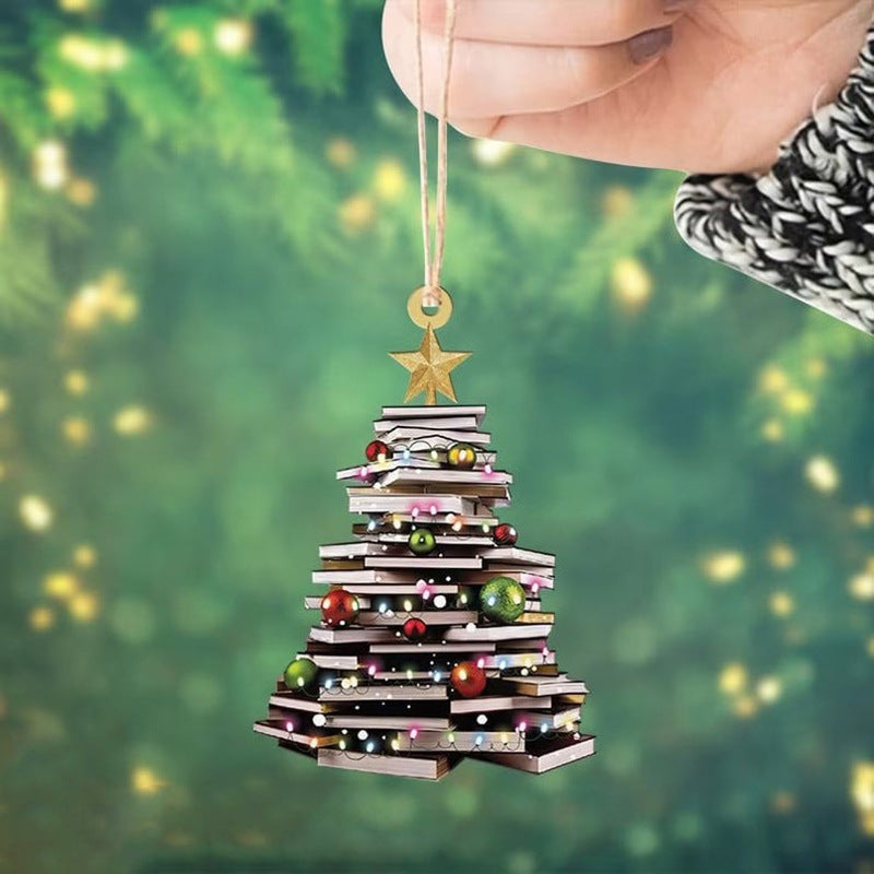 Christmas Book Tree Ornament