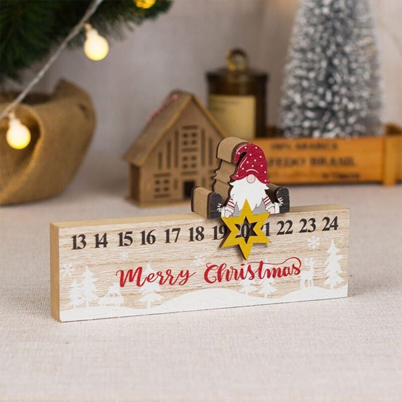 Wooden Mobile Calendar Ornament