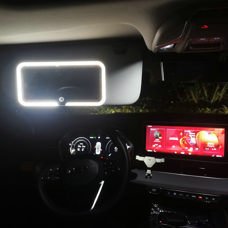 Car LED Sun Visor Vanity Mirror