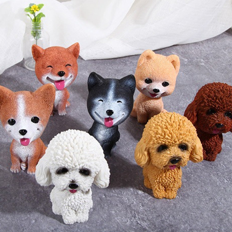 Car Interior Decoration Resin Pet Dog