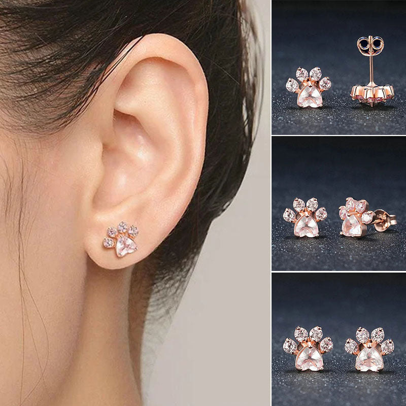 Cute Cat Paw Earrings