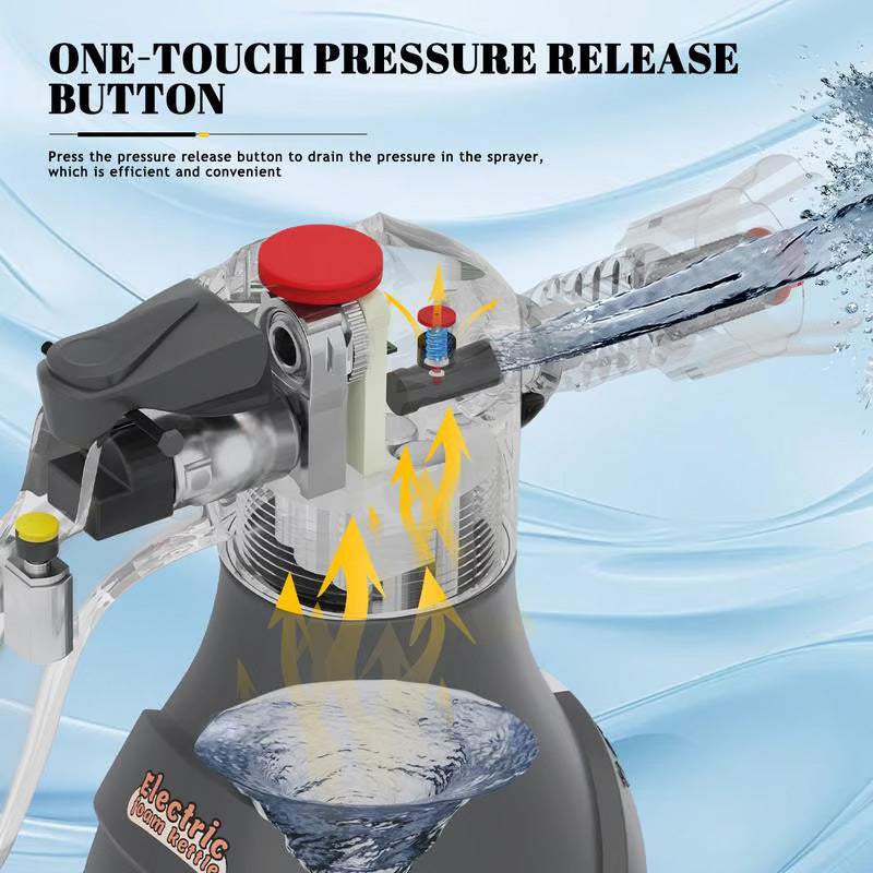 Electric Foam Sprayer Car Wash Gun | Free Shipping