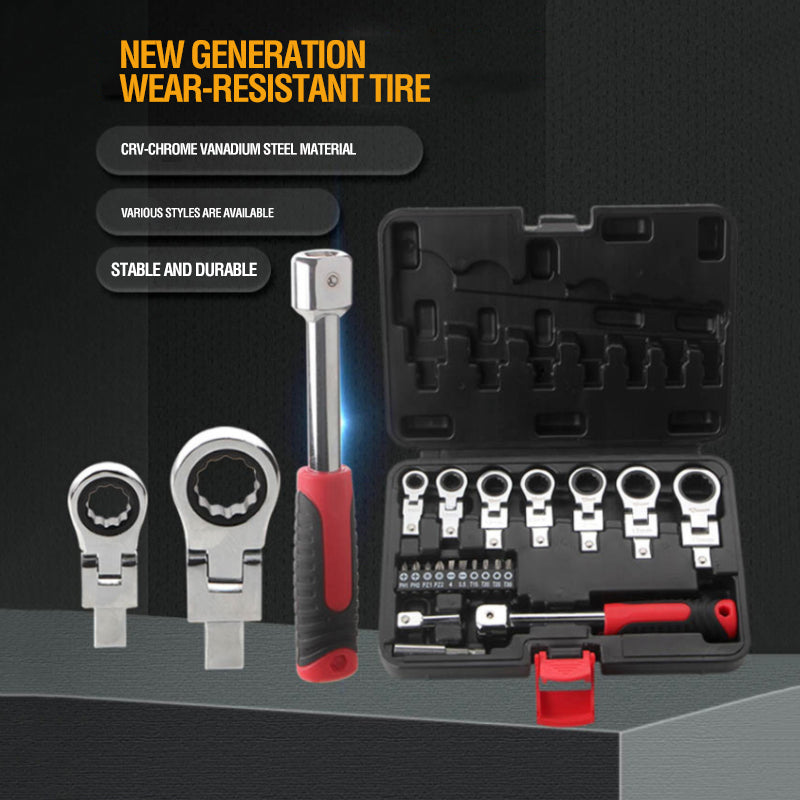 Detachable Ratchet Wrench Set